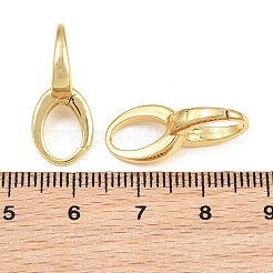 真鍮製ペンダントベイル  ヒンジ付きベイル  ラックめっき  長持ちメッキ  カドミウムフリー＆鉛フリー  18KGP本金メッキ  23x9x10mm  穴：9x6mm&nbsp;KK-CBA57BD-06G