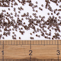 MIYUKIデリカビーズ  シリンダー  日本製シードビーズ  11/0  （db0612)染色銀裏地ダークトパーズ  1.3x1.6mm  穴：0.8mm  約10000個/袋  50 G /袋&nbsp;SEED-X0054-DB0612