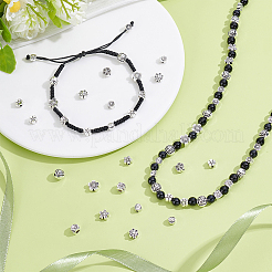 300個10スタイルアロイスペーサービーズ  花  アンティークシルバー  5~8x5~8x3~6.5mm  穴：1~2mm  30個/スタイル&nbsp;FIND-PH0059-94