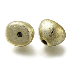 UVメッキ CCB プラスチックビーズ  テクスチャー  半円形  シャンパンゴールド  19x16x14mm  穴：4mm&nbsp;CCB-D008-04G