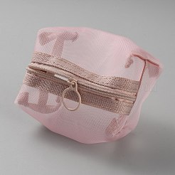 ナイロン製保存袋  長方形  ピンク  10.5x5.5x7.2cm&nbsp;ABAG-WH20010-05C