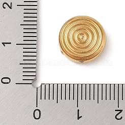 304ステンレススチールビーズ  ゴールドカラー  陰陽  12x4.5mm  穴：1.4mm&nbsp;STAS-M061-02G-05