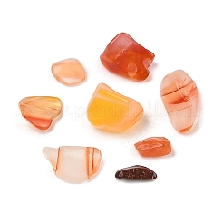 パンダホール天然瑪瑙チップビーズ  穴なし/ドリルなし  3x5〜3.5mmX  12500個/ 1000g&nbsp;G-M055-03