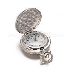 合金クォーツ時計ヘッド  プラチナ  46x36x14mm  穴：6x11.5mm  ウオッチフェス：25mm&nbsp;WACH-M146-01