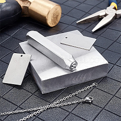 鉄シールスタンプ  スタンピングツール  レザークラフト用  12つの星座模様  牡牛座  65.5x10mm&nbsp;AJEW-BC0001-06E