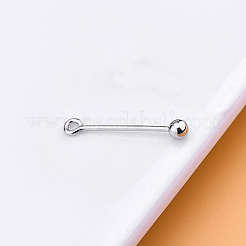 ボールエンド付きスクリューアイピン  プラチナ  925ゲージ  19mm  ボール：10.3mm  ピン：3mm  穴：0.94mm&nbsp;STER-L044-02B-P