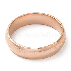 イオンプレーティング（IP）304ステンレススチールフラットプレーンバンドリング  ローズゴールド  サイズ8  内径：18mm  5mm&nbsp;STAS-I160-B-18mm-RG