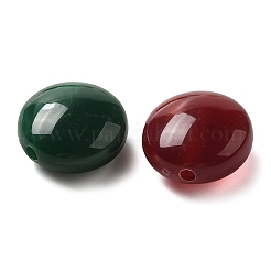 不透明なアクリルビーズ  ラウンド  ミックスカラー  16.5x9.5mm  穴：2mm  約326個/500g&nbsp;OACR-Z015-03