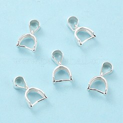 925スターリングシルバーアイスピック・ピン・ベイル  銀  10x8x4mm  穴：5x3.5mm  内径：6mm  ピン：0.7mm&nbsp;STER-Z001-123S