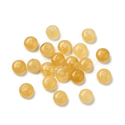 天然なトパーズのヒスイのビーズ  ロンデル  4.5x2.5mm  穴：1mm&nbsp;G-U008-01C