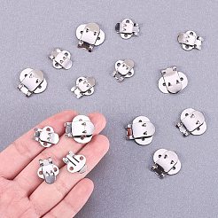 マンガンプレートシューズクリップ  装飾的な靴メタルバックル  DIYシューズアクセサリーアクセサリー  ステンレス鋼色  25x7~14mm  穴：2mm  20pc  31x10~19.5mm  穴：2mm  30pc  プラスチック箱：7.4x7.3x2.5cm&nbsp;STAS-PH0018-06