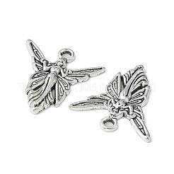 チベットのスタイル合金の妖精のペンダント  カドミウムフリー＆鉛フリー  アンティークシルバー  20x19x2mm  穴：2mm  約990個/1000g&nbsp;TIBEP-23017-AS-RS