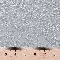MIYUKIラウンドロカイユビーズ  日本製シードビーズ  （rr160)クリスタル光沢  15/0  1.5mm  穴：0.7mm  約5555PCS /ボトル  10 G /ボトル&nbsp;SEED-JP0010-RR0160