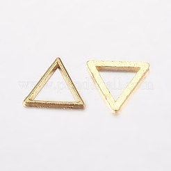 合金フレームコネクター  三角形  ミックスカラー  10x11.5x1mm  穴：7x7.5mm&nbsp;PALLOY-E446-07
