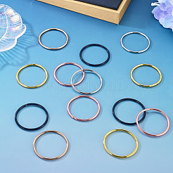 5色の鉄製リング20個  DIYクラフト製作用品  ミックスカラー  50.5x2.9mm  内径：44.5mm  4個/カラー&nbsp;FIND-TA0011-03