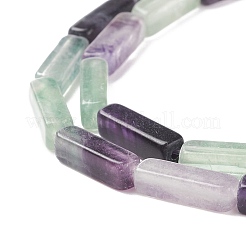 天然石蛍石ビーズ連売り  直方体の  13~14x4~4.5x4mm  穴：1.4mm  約28~31個/連  15.47''（39.3センチメートル）&nbsp;G-G837-26