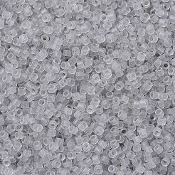 MIYUKIデリカビーズ  シリンダー  日本製シードビーズ  11/0  （db1271)マットグレーの透明な霧  1.3x1.6mm  穴：0.8mm  約10000個/袋  50 G /袋&nbsp;SEED-X0054-DB1271