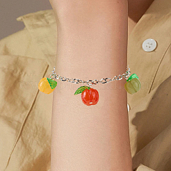 秋の樹脂野菜ビーズ60色3個  カボチャ  ミックスカラー  12.5~13x10mm  穴：1.5mm  20個/カラー&nbsp;RESI-SP0001-48