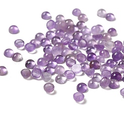 天然アメジストドーム/ハーフラウンドカボション  3x2mm&nbsp;G-G037-01C-08