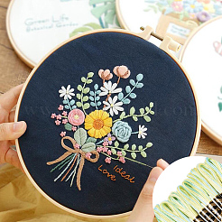 10かせ 6層ポリエステル刺繍フロス  クロスステッチの糸  セグメント染め  シャンパンゴールド  0.5mm  約8.75ヤード（8m）/かせ&nbsp;OCOR-CY0004-38I