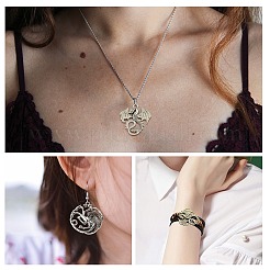 26個7スタイルアロイペンダント  ドラゴン  ミックスカラー  21~47.5x16~27x2~3mm  穴：1.6~2.5mm&nbsp;FIND-SC0001-98