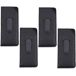 PUレザー長方形眼鏡バッグ  眼鏡サングラスプロテクターポーチ  ブラック  163x72.5x6mm&nbsp;DIY-WH20007-242