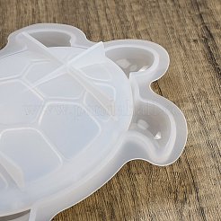 シリコンモールド  収納ボックス金型  ジェッソ樹脂鋳造金型  ホワイト  カメ  158x121x39mm  内径：108x83mm&nbsp;LS-DIY-K067-03B