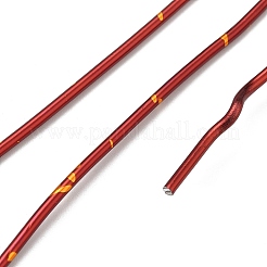アルミ製ワイヤー  ラウンド  レッド  2mm  12ゲージ  約75.46フィート（23m）/バンドル&nbsp;AW-K002-01C-2mm