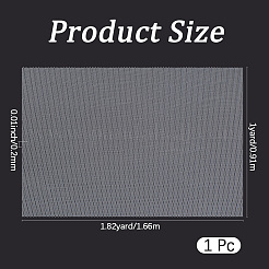 1ヤードのポリエステルメッシュ生地  服飾材料  DIYの工芸品について  ホワイト  1660x0.2mm&nbsp;DIY-CY0003-40