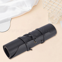 PUレザーツールオーガナイザー  工具収納ロール  長方形  ブラック  38.3x25x0.35cm&nbsp;ABAG-CL0001-53A