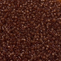 MIYUKIデリカビーズ  シリンダー  日本製シードビーズ  11/0  （db0709)透明ダークトパーズ  1.3x1.6mm  穴：0.8mm  約2000PCS /ボトル  10 G /ボトル&nbsp;SEED-JP0008-DB0709