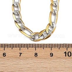 6mm 304ステンレススチール製フィガロチェーンネックレス（女性用）  ゴールデン·ステンレス鋼色  17.83インチ（45.3cm）&nbsp;NJEW-G177-02GP