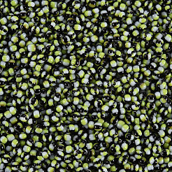 12/0 ガラスシードビーズ  緑黄  2mm  穴：0.8mm&nbsp;SEED-S005-7