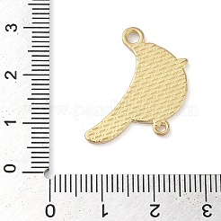 ラックメッキ合金エナメル鳥コネクタチャーム  長持ちメッキ  ライトゴールド  ドジャーブルー  23x25x1.50mm  穴：2mm&nbsp;ENAM-U001-03A-G