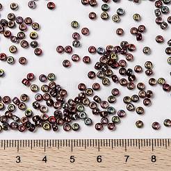 MIYUKIラウンドロカイユビーズ  日本製シードビーズ  （rr4573)マジックワイン  8/0  3mm  穴：1mm  約19000~20500個/ポンド&nbsp;SEED-G008-RR4573