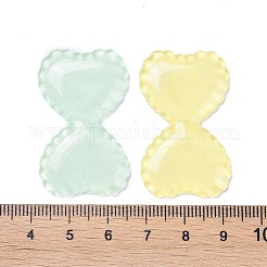 アクリルカボション  ヘアアクセサリー  蝶結び  39x23x5mm&nbsp;MACR-M043-01F