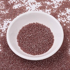 MIYUKIデリカビーズ  シリンダー  日本製シードビーズ  11/0  （db0913)スパークリングサーモンライニングトパーズ  1.3x1.6mm  穴：0.8mm  約10000個/袋  50 G /袋&nbsp;SEED-X0054-DB0913