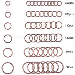 アイアンスプリットリング  ダブルループ丸カン  リング  赤銅鉱  4x0.7mm  内径：2.6mm  5x0.7mm  内径：3.6mm  6x0.7mm  内径：4.6mm  7x0.7mm  内径：5.6mm  8x0.7mm  内径：6.6mm  10x0.7mm  内径：8.6mm&nbsp;IFIN-PH0023-11R