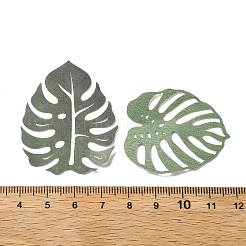 スクラップブック紙パッド  DIYアルバムスクラップブック用  グリーティングカード  背景紙  ミックスカラー  葉  25~45x21~36x0.1mm  5スタイル  6個/スタイル  30個/セット&nbsp;DIY-U010-01A