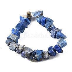 天然石ラピスラズリビーズ連売り  原石  ナゲット  7~25x8~24.5x5~16mm  穴：0.9~1mm  約14~28個/連  7.48''~8.43''（19~21.4センチメートル）&nbsp;G-I283-F21
