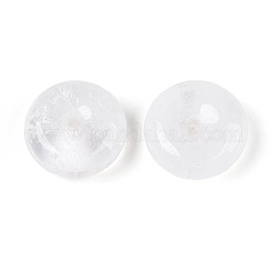 天然石クオーツクリスタルペンダント  ドーナツ  18~18.5x7~8.5mm  穴：2~2.5mm&nbsp;G-N353-05A-16