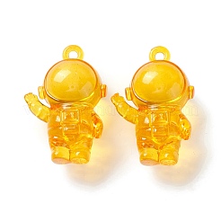 透明なアクリルパーツ  宇宙人  ミックスカラー  43.5x30x20mm  穴：3mm  約51個/袋&nbsp;TACR-K002-06