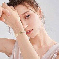 クリスタルラインストーン付き真鍮折りたたみ式留め具6個  三日月  ゴールドカラー  月：16.5x14x3.5mm  穴：1.5mm  クラスプ：12.5x4.5x5mm  穴：1.8mm&nbsp;KK-CA0002-69A