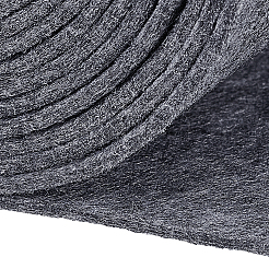 フェルト不織布  DIYクラフト  グレー  3500x400x3mm&nbsp;DIY-WH0591-478B-02