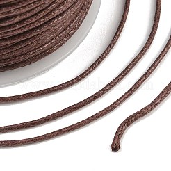 木綿糸ワックスコード  サドルブラウン  1.5mm  約100ヤード/ロール（300フィート/ロール）&nbsp;YC-R003-1.5mm-299