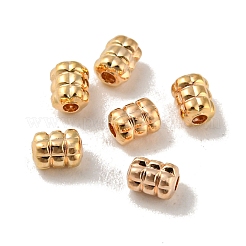 真鍮ビーズ  カドミウムフリー＆ニッケルフリー＆鉛フリー  コラム  18KGP本金メッキ  3mm  穴：0.8mm&nbsp;KK-R152-08G