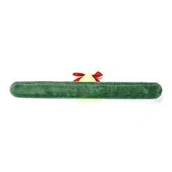 クリスマススラップブレスレット  子供と大人のクリスマスパーティーのためのスナップブレスレット  クリスマス鐘  シャンパンイエロー  24.5x2.5x0.2cm&nbsp;X1-BJEW-B012-08