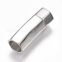 変色しにくい304ステンレススチール製バヨネット留め具  ステンレス鋼色  32x12mm  穴：9mm&nbsp;STAS-O114-044D-P
