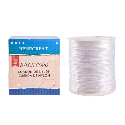 ナイロン糸  ホワイト  1mm  約200m /ロール&nbsp;LW-BC0003-23-1