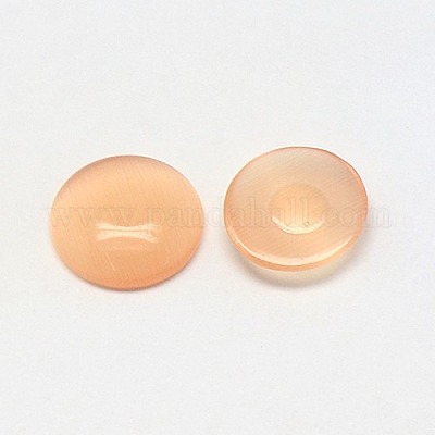 キャッツアイカボション  半円  ビスク  6x2mm&nbsp;CE-J002-6mm-13-1